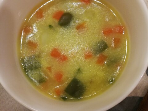 【離乳食後期】野菜たっぷりコーンスープ